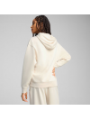 Dámska mikina s kapucňou Puma Ess Script Comfort, krémová 684983 87